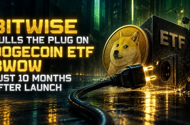 Bitwise Pulls the Plug on Dogecoin ETF BWOW Just 10 Months After Launch