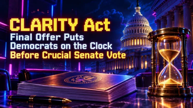 CLARITY Act Final Offer Puts Democrats on the Clock Before Crucial Senate Vote