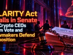 CLARITY Act Stalls in Senate as Crypto CEOs Slam Vote and Lawmakers Defend Opposition