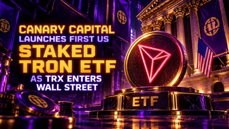 Canary Capital Launches First US Staked TRON ETF as TRX Enters Wall Street