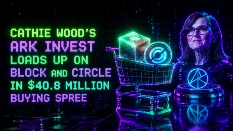 Cathie Wood’s Ark Invest Loads Up on Block and Circle in $40.8 Million Buying Spree