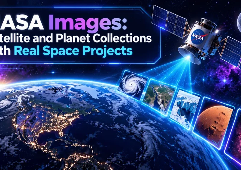 NASA Images: Satellite and Planet Collections with Real Space Projects