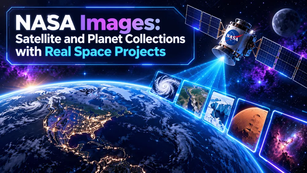 NASA Images: Satellite and Planet Collections with Real Space Projects