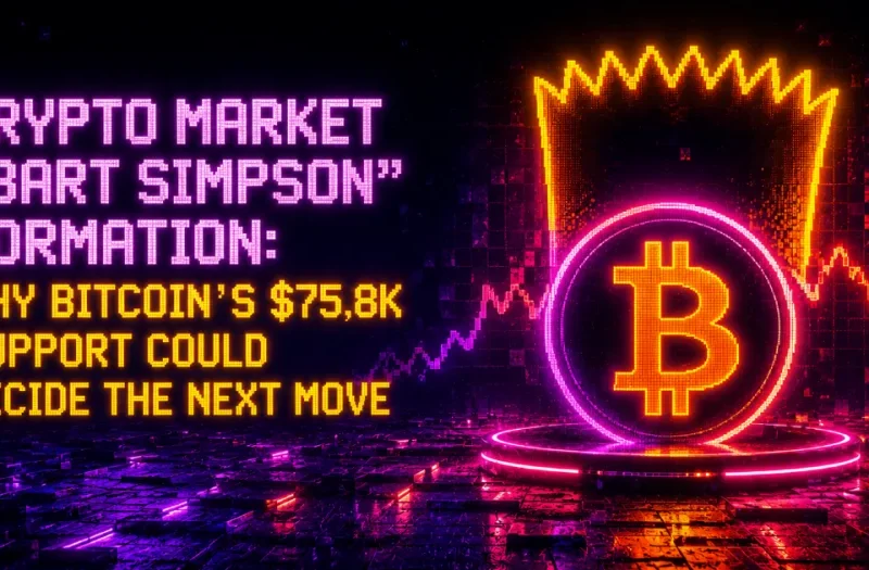 Crypto Market “Bart Simpson” Formation: Why Bitcoin’s $75.8K Support Could Decide the Next Move