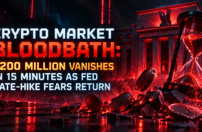 Why Is Crypto Crashing? Bitcoin Plunges After US Jobs Shock as $200B Is Liquidated in 15 Minutes