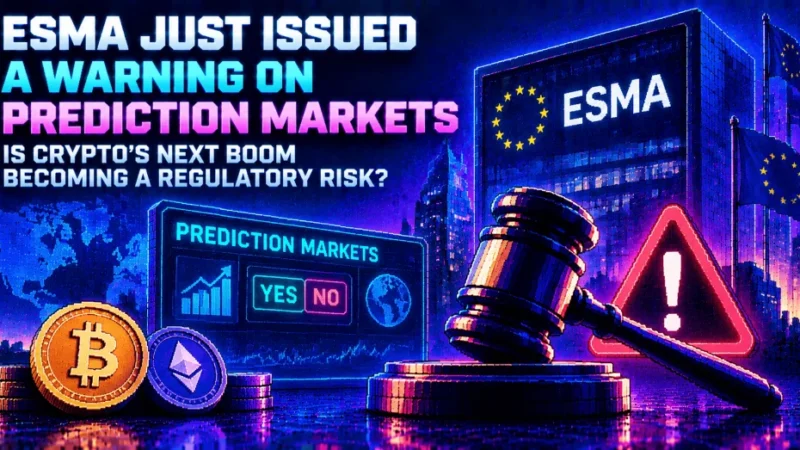 ESMA Just Issued a Warning on Prediction Markets: Is Crypto’s Next Boom Becoming a Regulatory Risk?