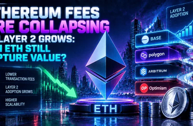Ethereum Fees Are Collapsing as Layer 2 Grows: Can ETH Still Capture Value?