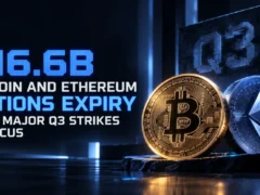 $16.6B Bitcoin and Ethereum Options Expiry Puts Major Q3 Strikes in Focus