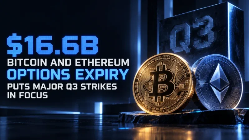 $16.6B Bitcoin and Ethereum Options Expiry Puts Major Q3 Strikes in Focus