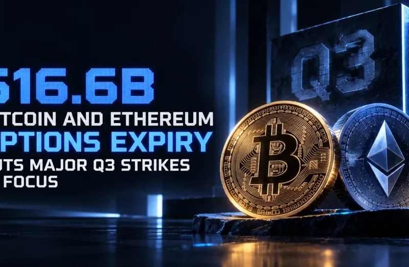 $16.6B Bitcoin and Ethereum Options Expiry Puts Major Q3 Strikes in Focus