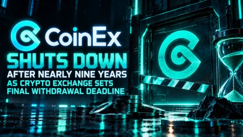 CoinEx Shuts Down After Nearly Nine Years as Crypto Exchange Sets Final Withdrawal Deadline