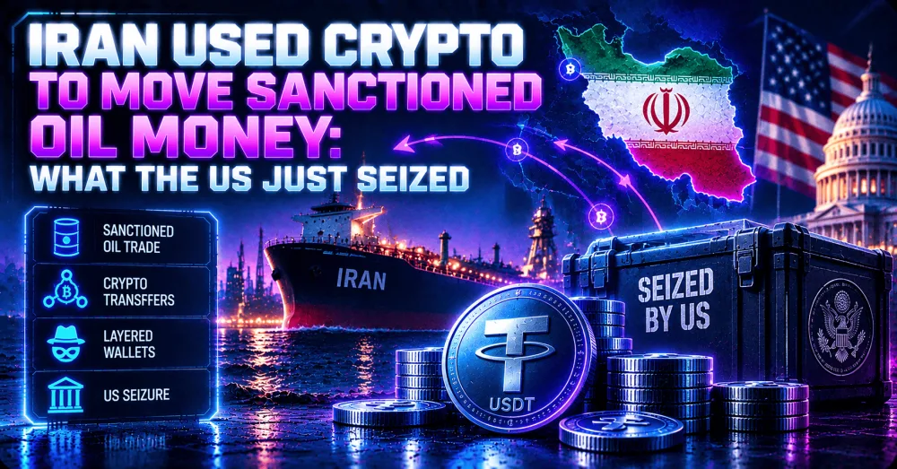 Iran Used Crypto to Move Sanctioned Oil Money: What the US Just Seized