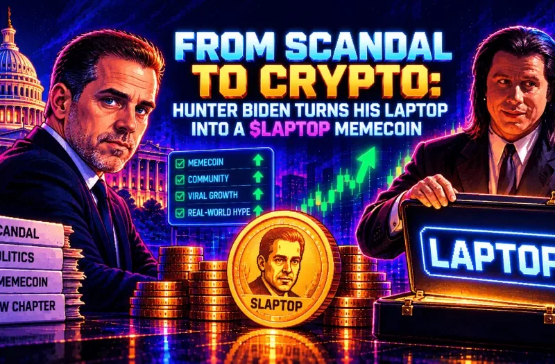 From Scandal to Crypto: Hunter Biden Turns His Laptop Into a $LAPTOP Memecoin
