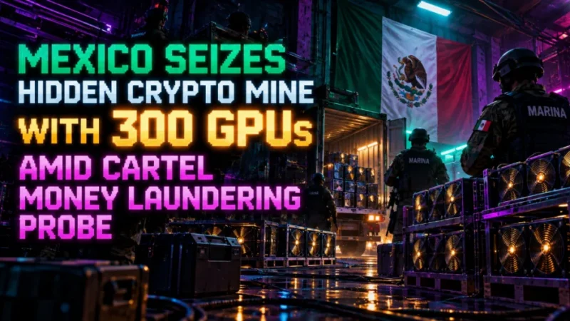Mexico Seizes Hidden Crypto Mine With 300 GPUs Amid Cartel Money Laundering Probe