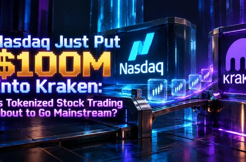 Nasdaq Just Put $100M Into Kraken: Is Tokenized Stock Trading About to Go Mainstream?