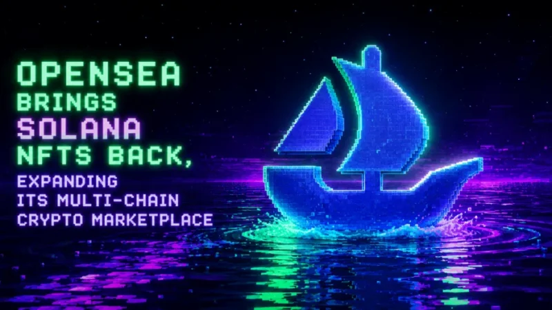 OpenSea Brings Solana NFTs Back, Expanding Its Multi-Chain Crypto Marketplace