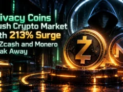 Privacy Coins Crush Crypto Market With 213% Surge as Zcash and Monero Break Away