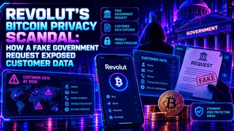 Revolut’s Bitcoin Privacy Scandal: How a Fake Government Request Exposed Customer Data