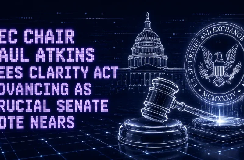 SEC Chair Paul Atkins Sees CLARITY Act Advancing as Crucial Senate Vote Nears