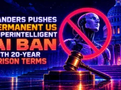 Sanders Pushes Permanent US Superintelligent AI Ban With 20-Year Prison Terms