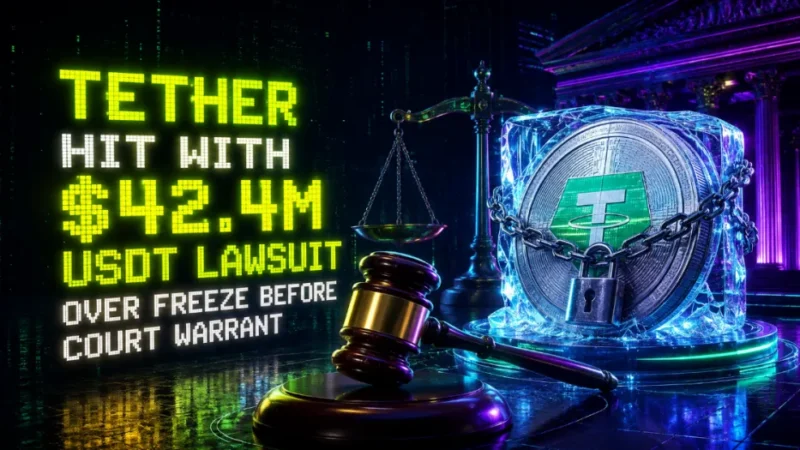 Tether Hit With $42.4M USDT Lawsuit Over Freeze Before Court Warrant