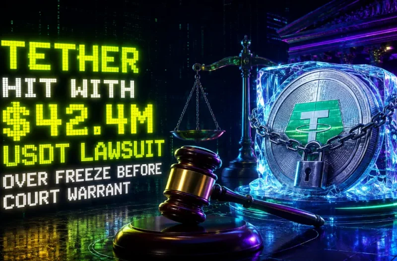 Tether Hit With $42.4M USDT Lawsuit Over Freeze Before Court Warrant