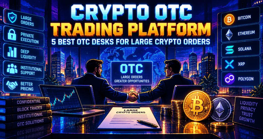 Crypto OTC Trading: 5 Best OTC Platforms for Large Crypto Orders