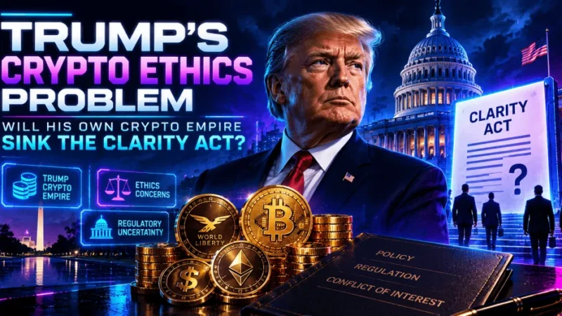 Trump’s Crypto Ethics Problem: Will His Own Crypto Empire Sink the CLARITY Act?