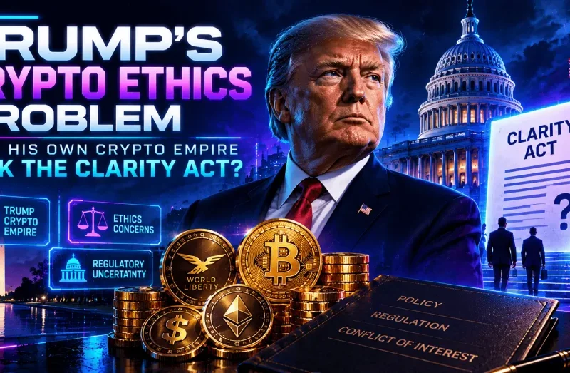Trump’s Crypto Ethics Problem: Will His Own Crypto Empire Sink the CLARITY Act?