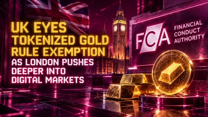 UK Eyes Tokenized Gold Rule Exemption as London Pushes Deeper Into Digital Markets