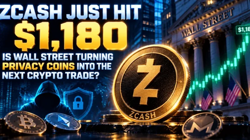 Zcash Just Hit $1,180: Is Wall Street Turning Privacy Coins Into the Next Crypto Trade?