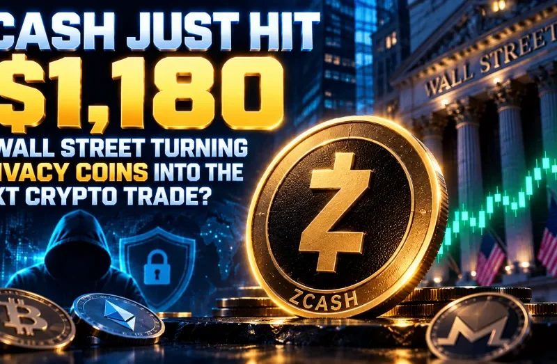 Zcash Just Hit $1,180: Is Wall Street Turning Privacy Coins Into the Next Crypto Trade?