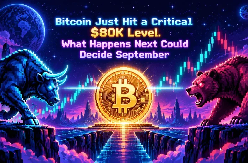 Bitcoin Just Hit a Critical $80K Level. What Happens Next Could Decide September