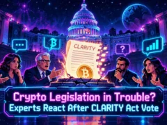 Crypto Legislation in Trouble? Experts React After CLARITY Act Vote