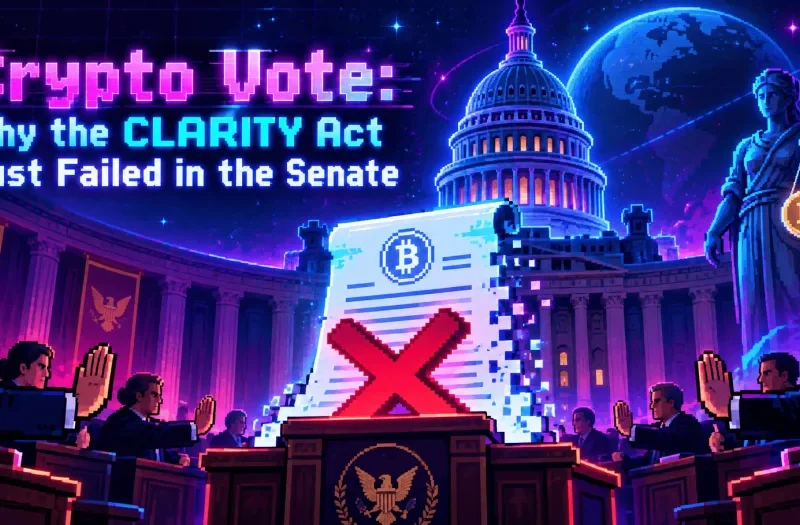 Crypto Vote: Why the CLARITY Act Just Failed in the Senate