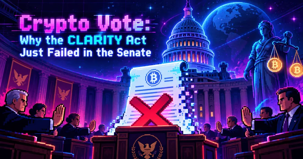 Crypto Vote: Why the CLARITY Act Just Failed in the Senate