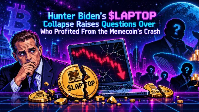 Hunter Biden’s $LAPTOP Collapse Raises Questions Over Who Profited From the Memecoin’s Crash