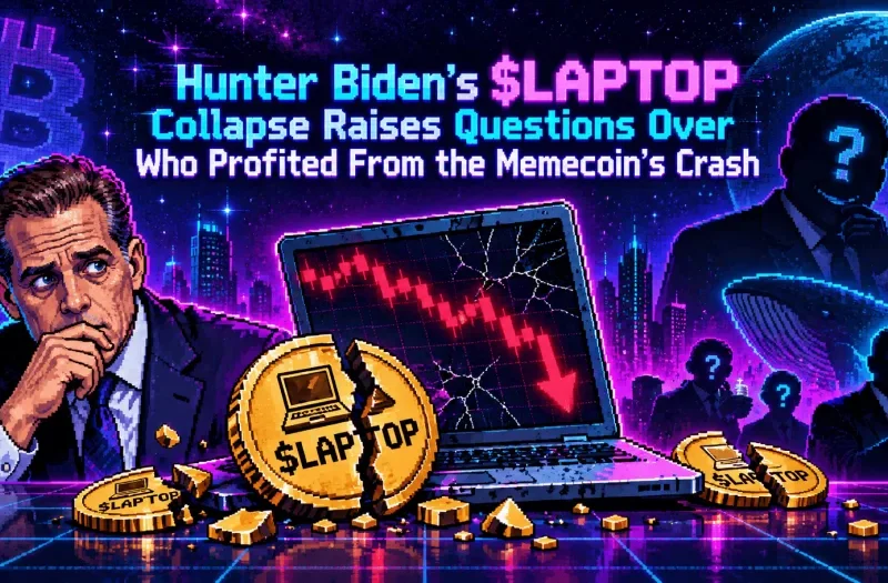 Hunter Biden’s $LAPTOP Collapse Raises Questions Over Who Profited From the Memecoin’s Crash