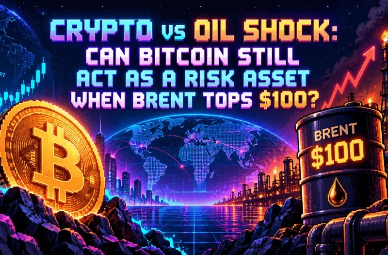 Crypto vs Oil Shock: Can Bitcoin Still Act as a Risk Asset When Brent Tops $100?